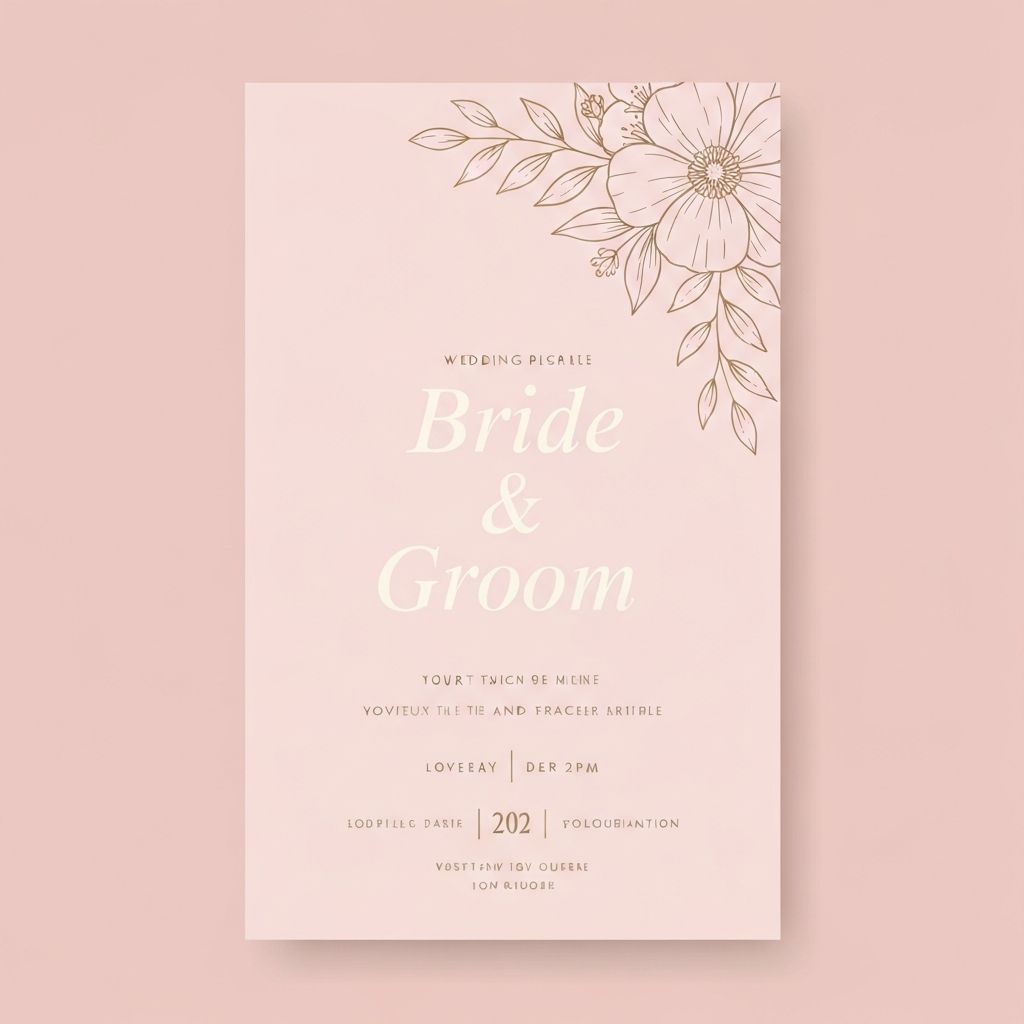 Wedding stationery design 7